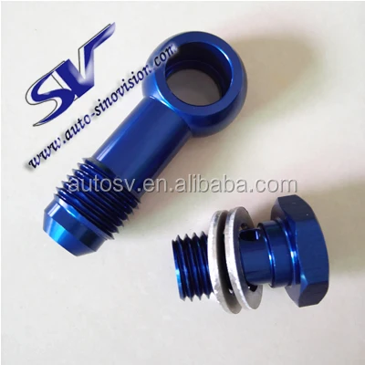 
AN6 fisheye hollow screw M12*1.5+ gasket auto parts accessories modified tubing joint Pipe Fittings 