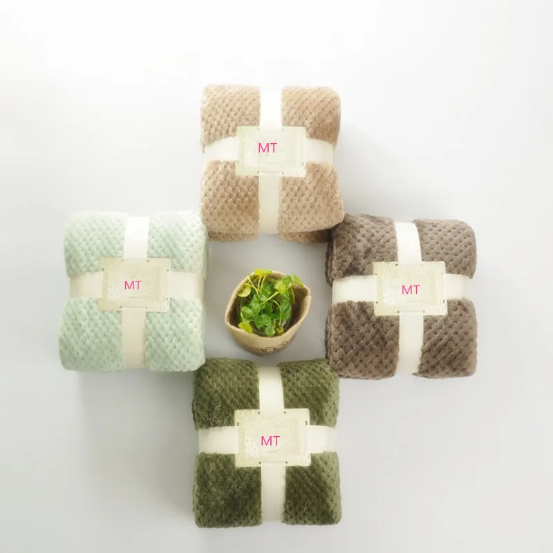 100% polyester minky dot baby blanket super soft minky fleece blanket