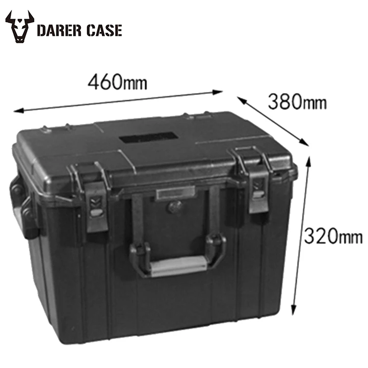 DPC085 Professional Heavy Duty plastic electronic handle carrying case