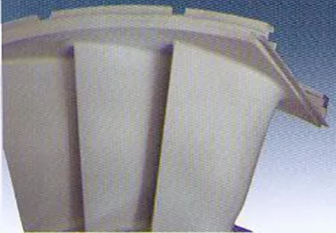 Направляющие лопатки 2-ой ступенидля газотурбины SGT-300