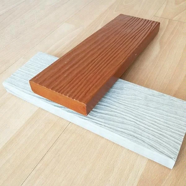 Factory Supply Cheap Price 25mm High Strength Fireproof Non-asbestos Wood Texture Fiber Cement Garden Boards For Outdoor Floor