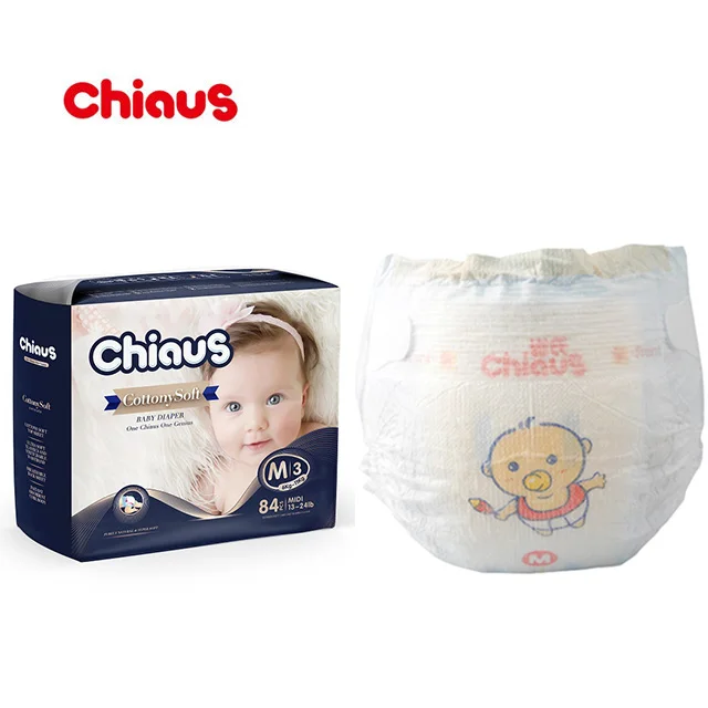Chiaus cotton baby diaper training pants with high quality diaper nonwoven fabric from china