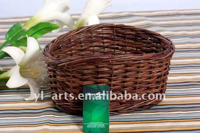 корзина wicker хранения сердца форменная