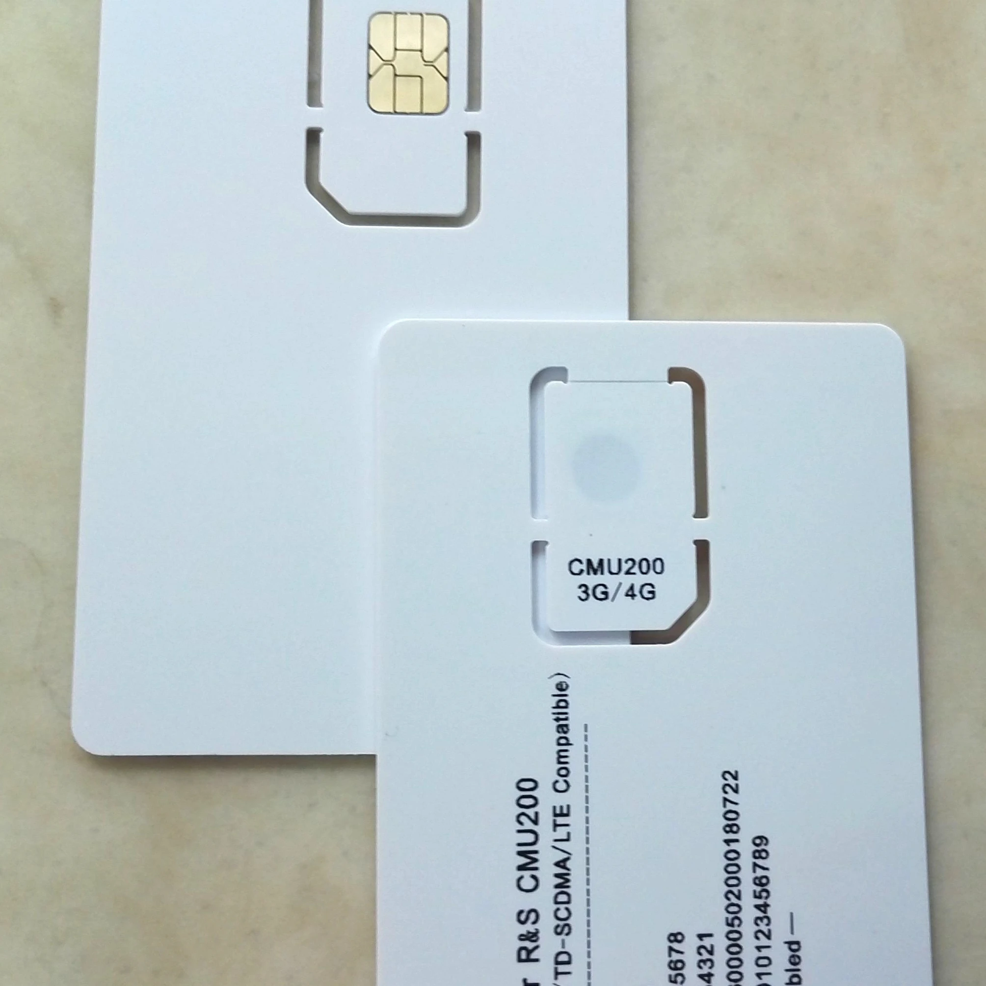 
Factory price reliable quality Nfc sim card 3G WCDMA test sim card for Mobile Phone 3G Test Card 