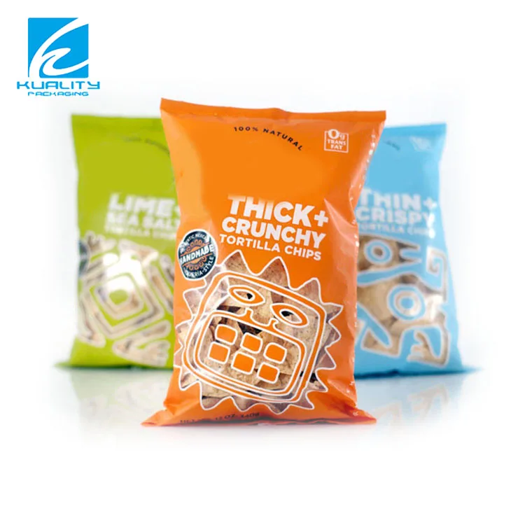 Recyclable laminated chips packaging plastic bag