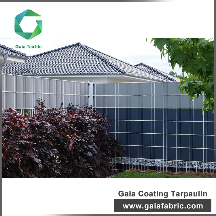 2017 Manufacturing practical waterproof protective pvc coated polyester fabric pvc picket fence