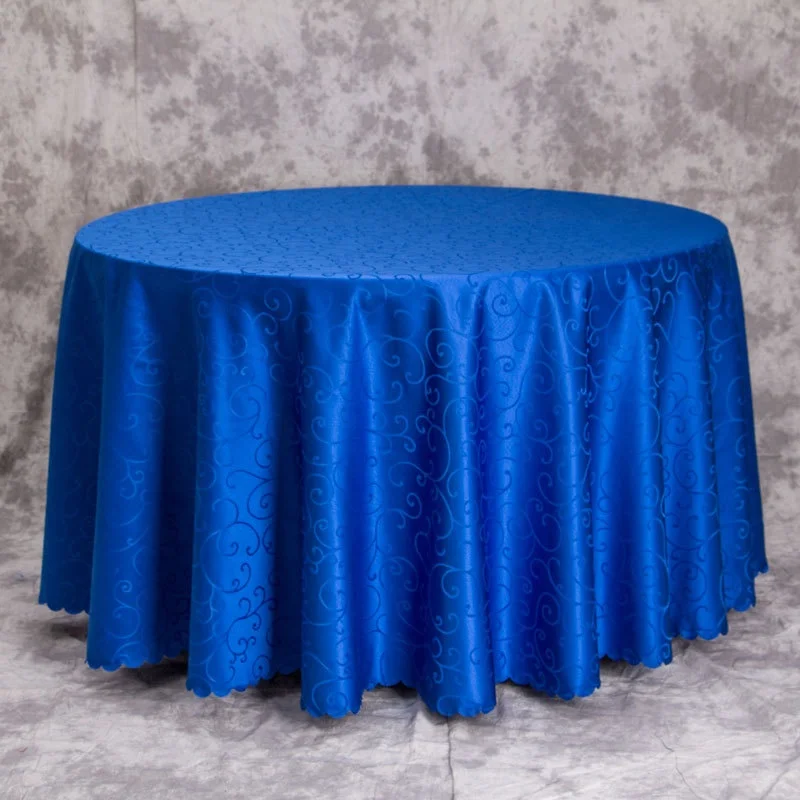 Disposable round table cloth for wedding hotel dinning banquet party