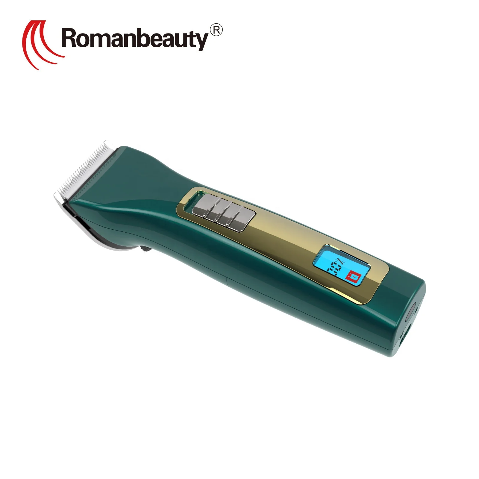 Cordless hair trimmer professional for men Electric ceramic private custom  facial beard hair clipper custom made hair clipper