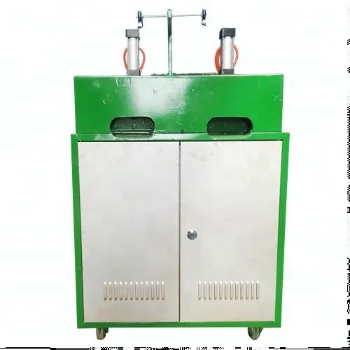 metal wire mesh knitting scourer making machine with 2 heads