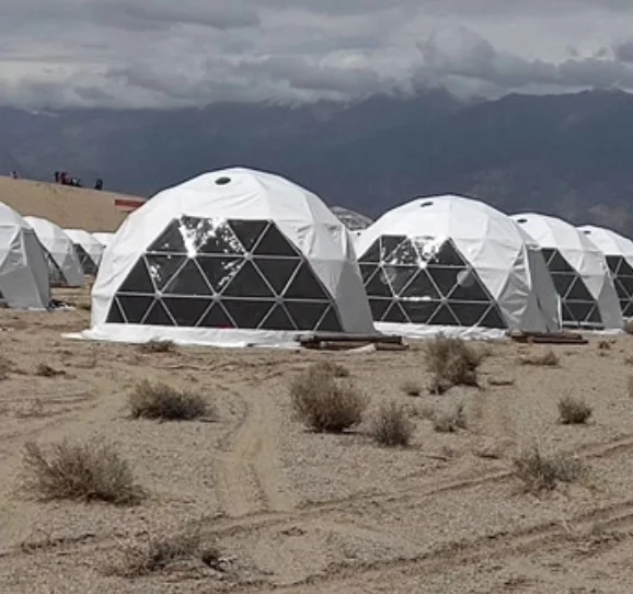 Guangzhou dome event tent round shape camping tents in Europe