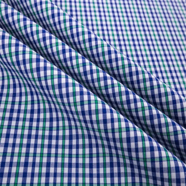 wholesale ready goods woven 50% bamboo 50% polyester blend shirt fabric