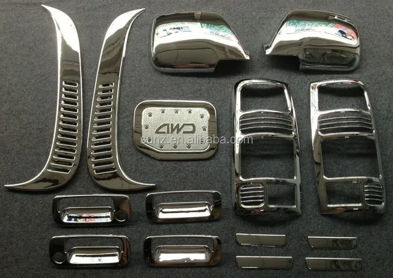 abs chrome full sets for Toyota land cruiser 80 prado fj80 4500 Garnish  fj80 combo kits auto 4x4 accessories 1990-1997