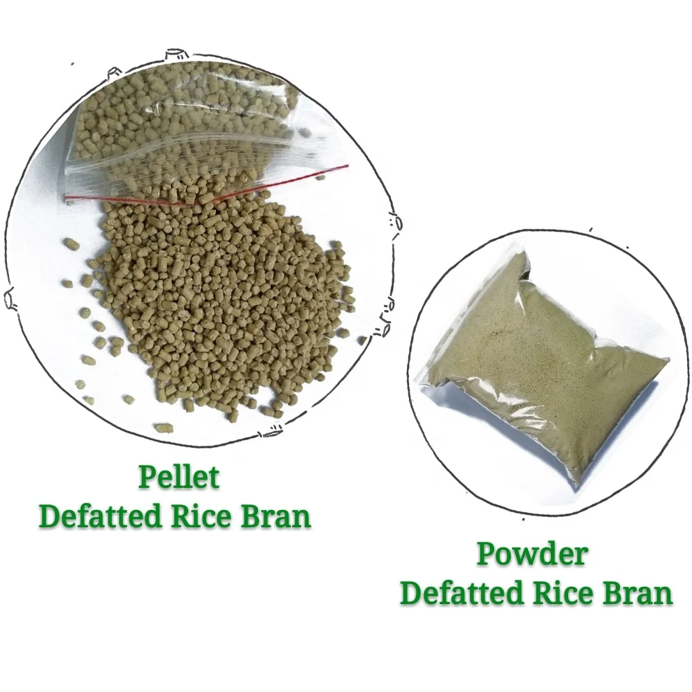 
hot sale defatted rice bran for animal feeding 