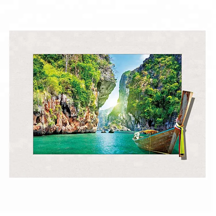 
5d lenticular picture landscape decorative painting with cheap price  (60834687298)