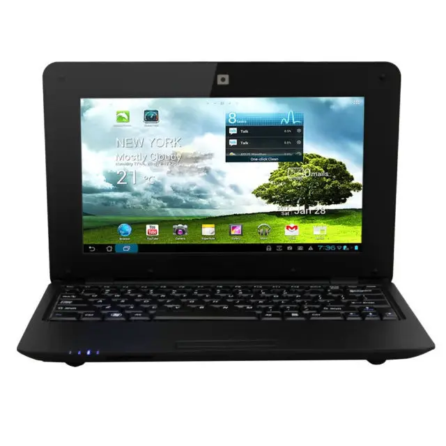 Ultra slim Dual Core 10 INCH cheap Laptop Mini notebook Netbook ebook WM 8880 1.2GHz android 4.4 kitkat Camera wifi OPNEW