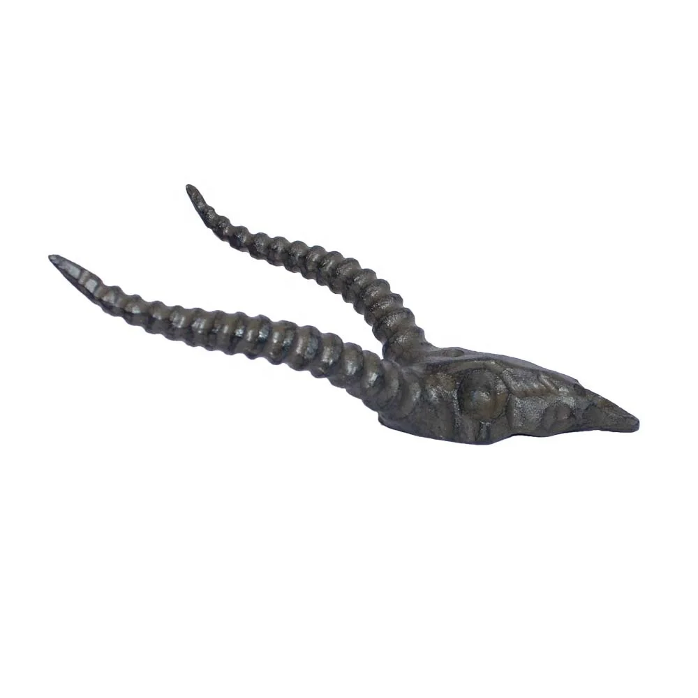 New design antique metal goat head for wall decor