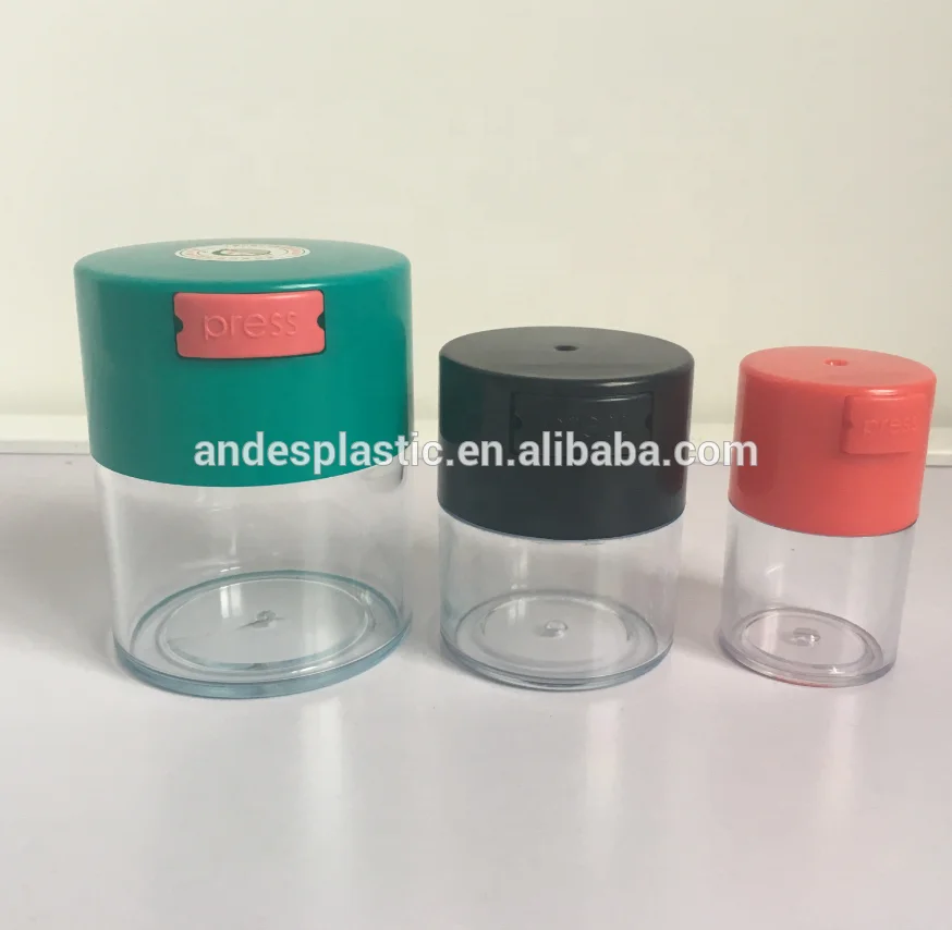 
cheap new style 0.06L mini plastic pills airtight canister 