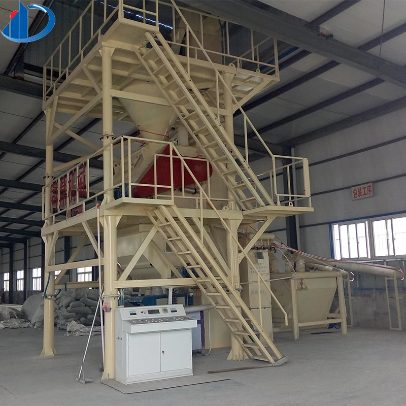 China new products cement glue/putty powder dry mix mortar production line machinery