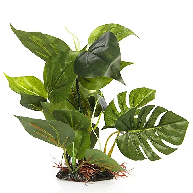 Aquarium Fish Tank Green Lifelike Underwater Plastic Plant Aquatic Water Grass Decor
