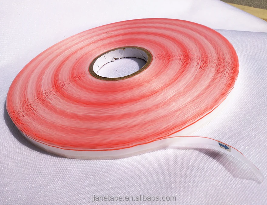 
Reseal PP polybag adhesive seal tape peelable finger lift nastro 