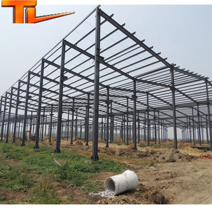 Customized Workshop for Industry with H Columns and Beams Steel Structure