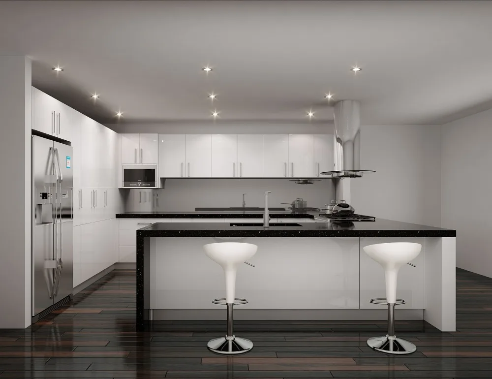 High Gloss Kitchen Cabinet with Hardware for Kitchen from Jiangsu, China
