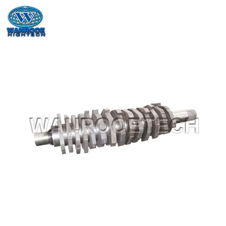 100-1000kg/h Waste Tire Shredder Rubber Shredder Machine Tyre Recycling Plant