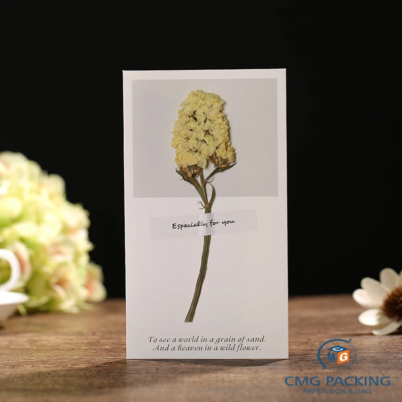 wholesale Creative Greeting Card Invitations Leave a Message Paper Cards custom