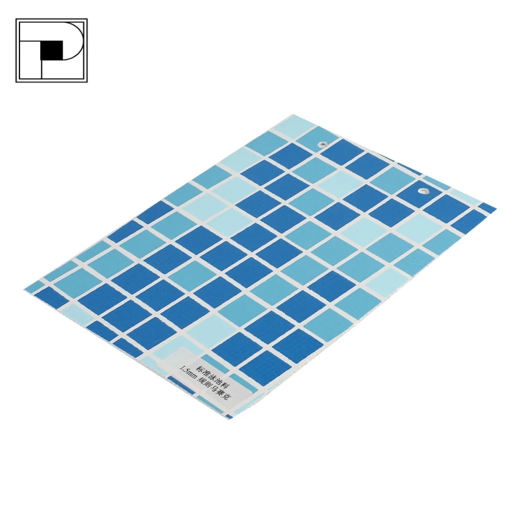 Factory Price inground  aboveground anti- UV PVC thickness 1.5mm mosaicintex metal frame pool liner