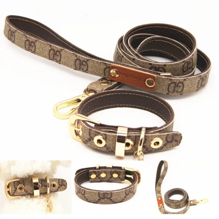 Factory producing high quality deluxe custom dog leather collar