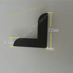 hot selling metal black corner protector for album