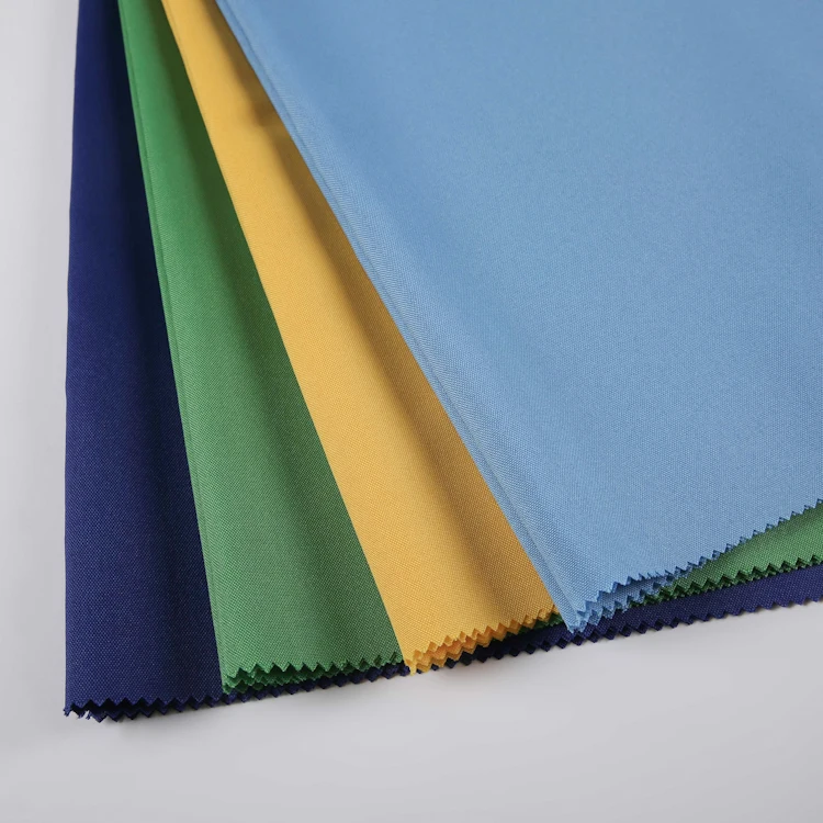 High quality multi-color plain dyed twill navy material school uniform fabric