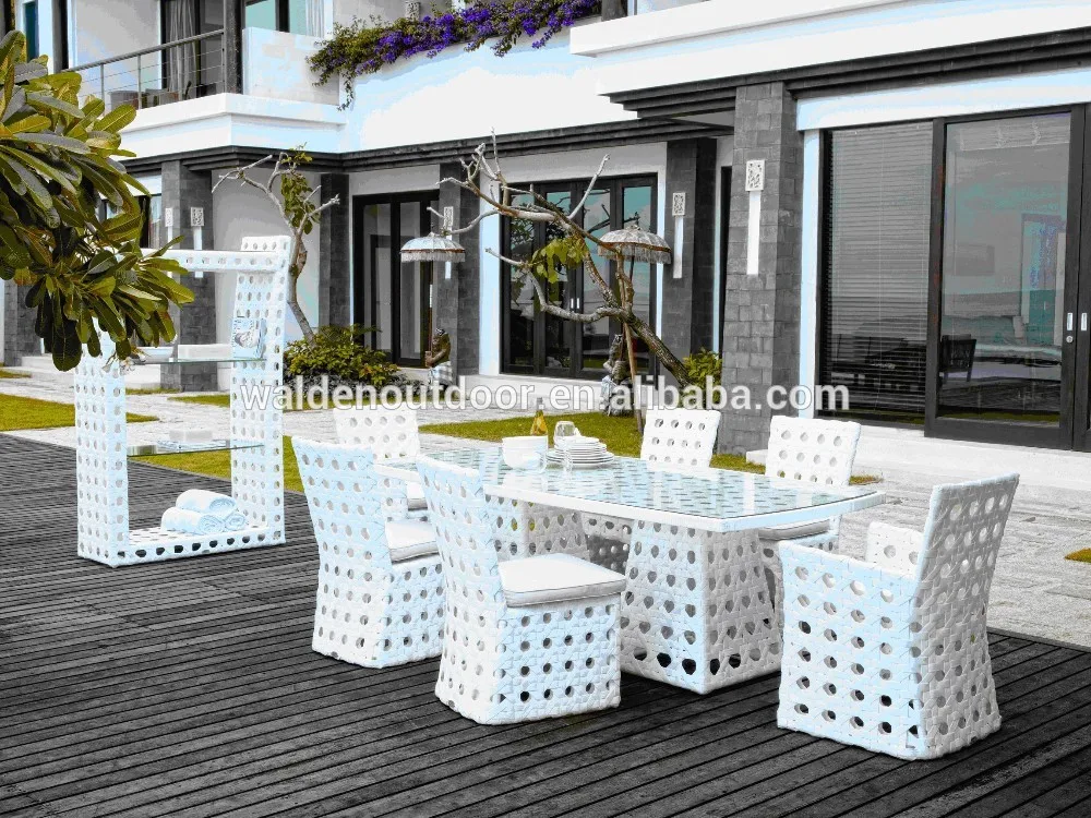 Costco мебель белый плетеная мебель ( DH-9538 )