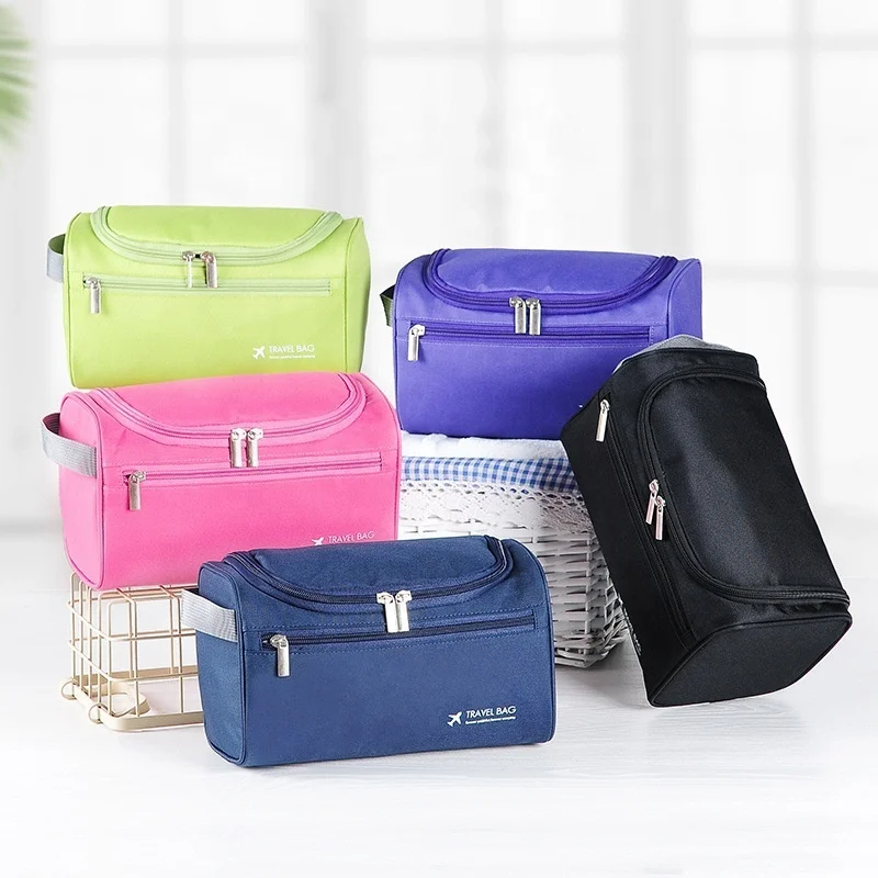 
Polyester waterproof travel shaving bag men toiletry bag 