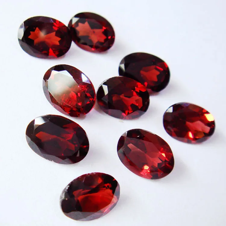 Hot Sale China hong kong loose diamond Garnet Oval Cz Gemstone (60577506275)