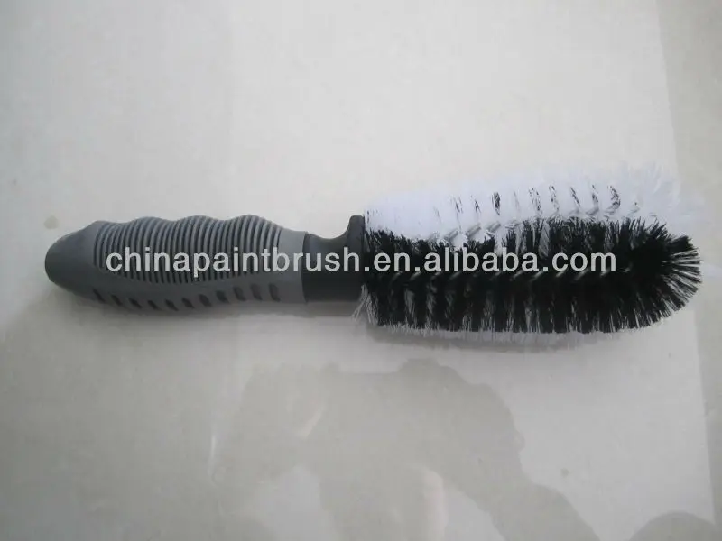 
Car wheel brush 