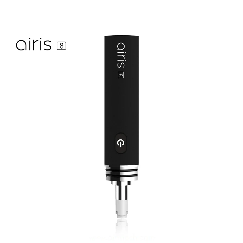 
DHL Shipping Authentic Airis 8 Vape Dip and Dab Quartz Coil Dried herbs evaporatorStarter Kit Wax Vape Pen 