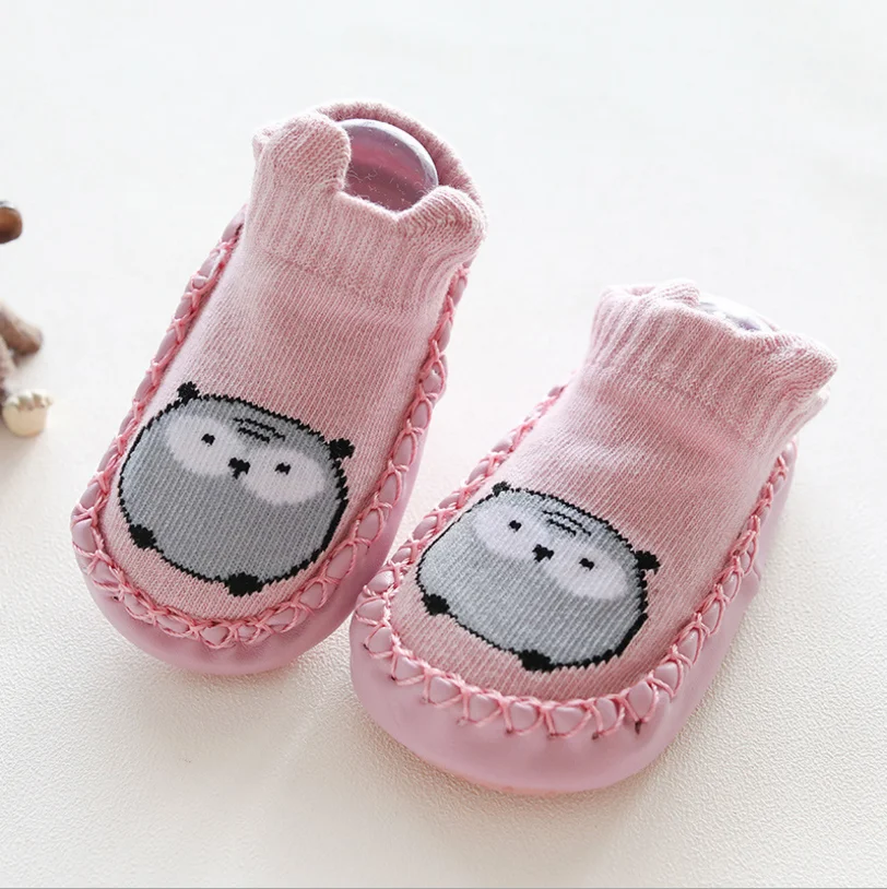
Newborn baby non -slip socks rubber shoe socks toddler tube socks 