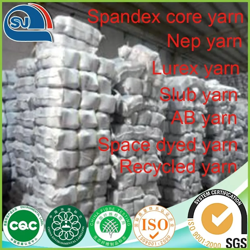 core spun t/r spandex yarn