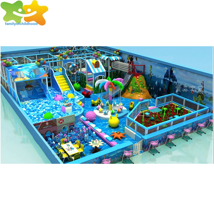 ocean theme indoor playground toys kids play area