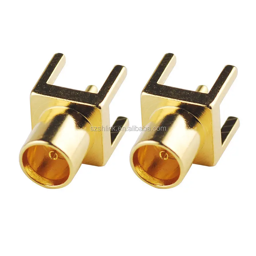 MCX Female PCB Board Straight RF Connector Adapter