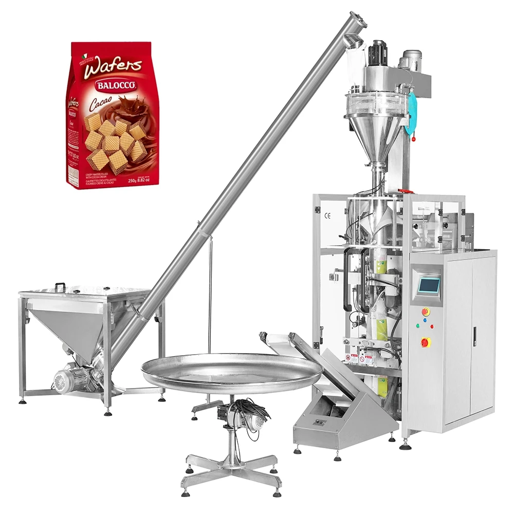 Автоматическая вертикальная упаковочная машина для больших пакетов, фоточипов, мягких конфет, 1 кг