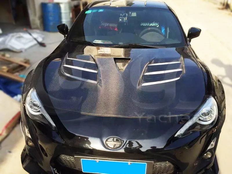 Trade Assurance FRP Fiber Glass Hood Bonnet Fit For 2012-2018 GT86 FT86 ZN6 FRS BRZ ZC6 VS AS II Style Hood Bonnet