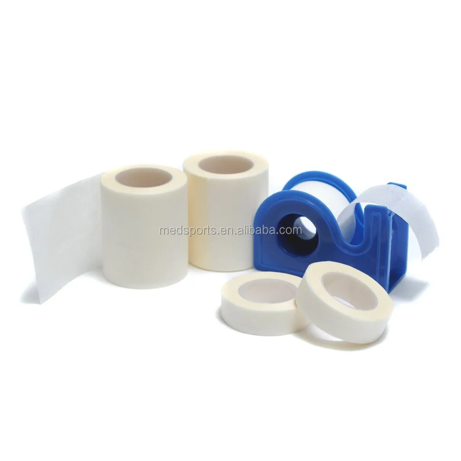 
China Supplier Medical Hospital IV set securing paper zinc oxide surgical tape 
