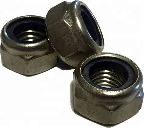 DIN985 ANSI Stainless steel 18-8 304 A2 316 A4 Hex Nylon lock Insert Nut