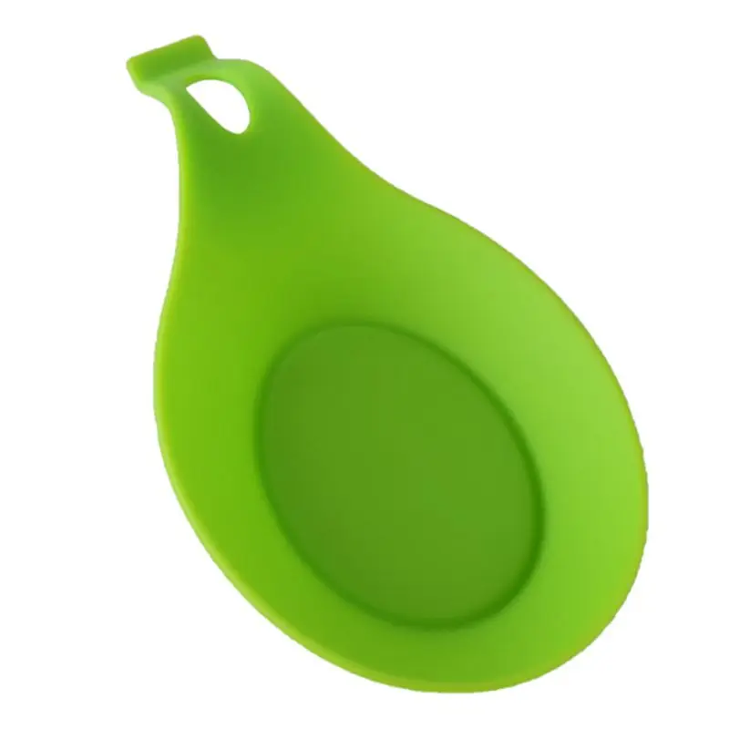 
Lixsun Food Grade Silicone Cooking Kitchen Spoon Rest Utensil Spatula Holder On Pot Cooking Tool 