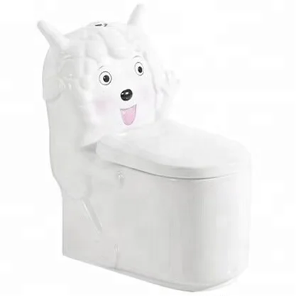 Guangdong Sanitary Ware Orange Color Preschool Kid Toilets