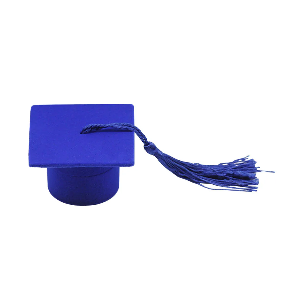 Factory price graduation gifts case with foam insert cap shape jewelry box