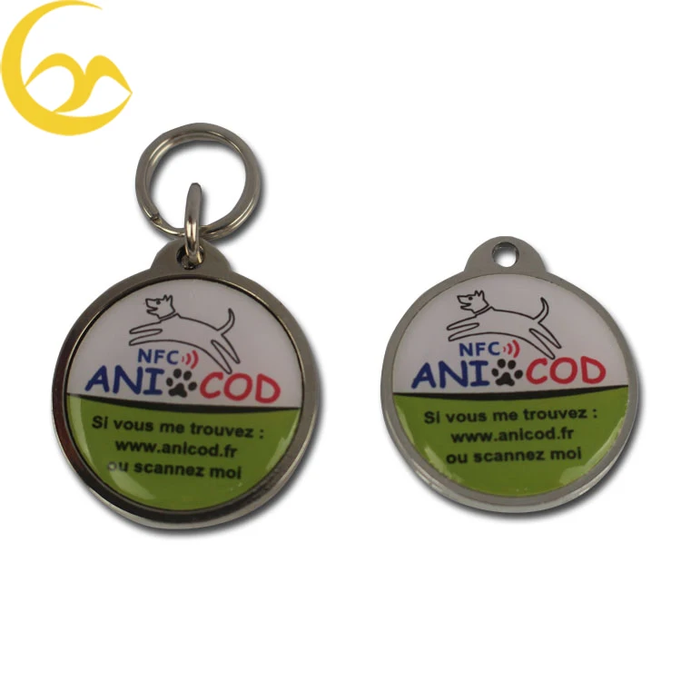 
Cheap Design Oem Dog Collar Qr Barcode Id nfc Dog Tag 