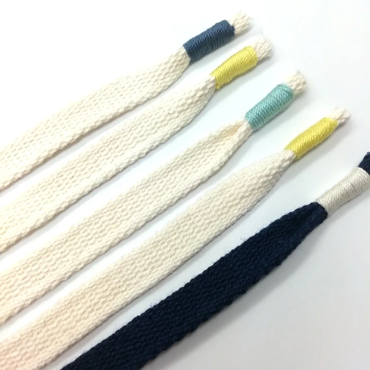 Garment fashion accessories cotton drawstring cord  decorative cord end